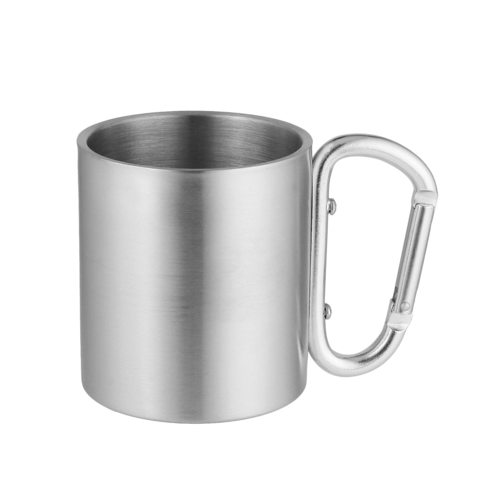 nCamp - Insulated Mug with Carabiner Handle, Stainless Steel Mug, Compact  Camping Cup, 304 Stainless…See more nCamp - Insulated Mug with Carabiner