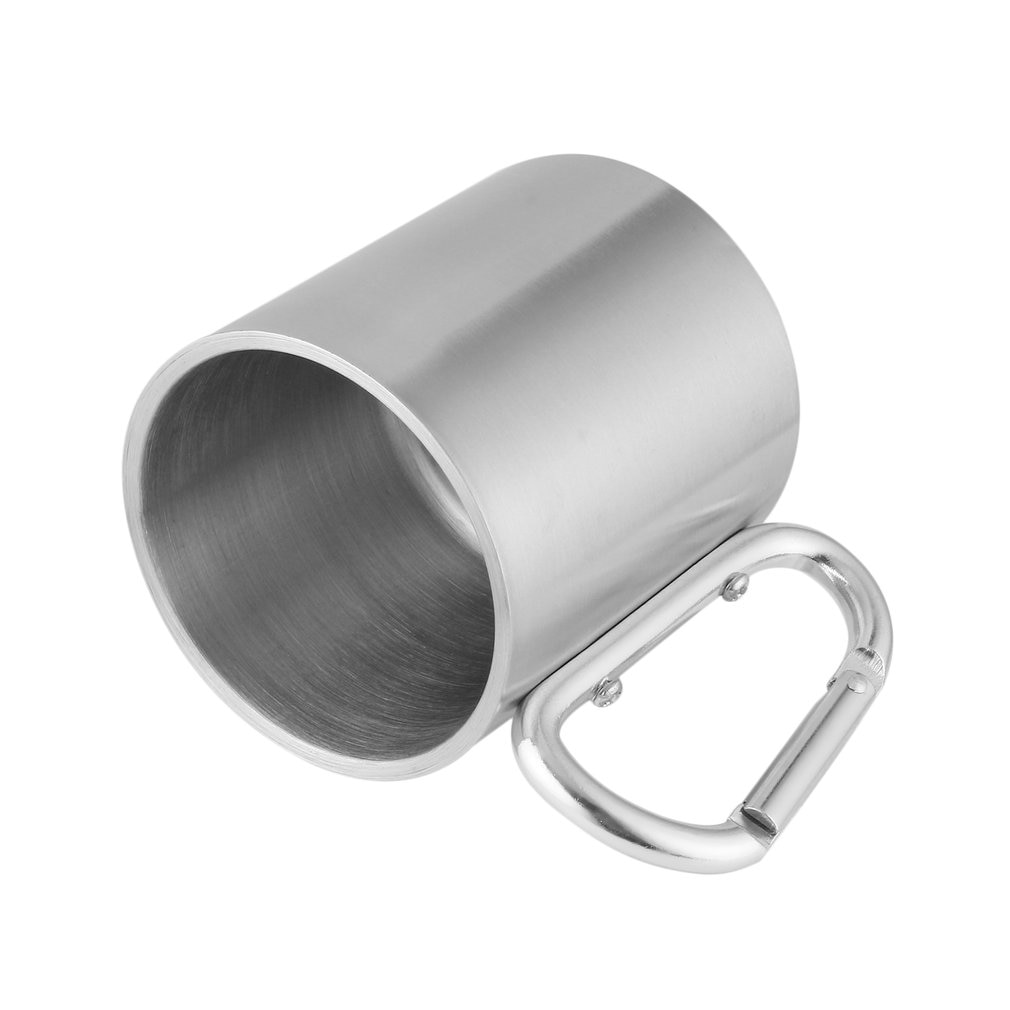 Stainless Steel Cup - Carabiner Handle – EcoRoots